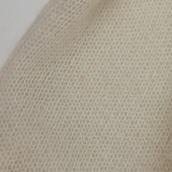 Moda International Long Duster Cardigan Size S Fairy Feminine Kid Mohair Blend - Picture 13 of 16